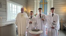 Vakre Utsira kirke!