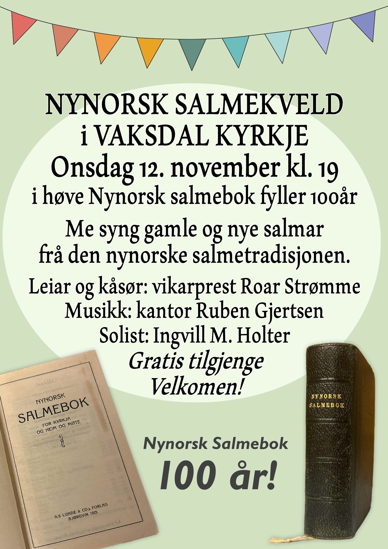 Nynorsk salmebok 100 år!