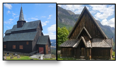 Besøk og omvisning i stavkyrkjene i Vang