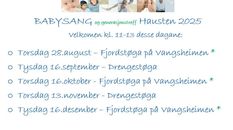 Babysong - hausten 2025