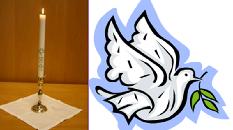 Dåpsklut og dåpslys og dåpsdue