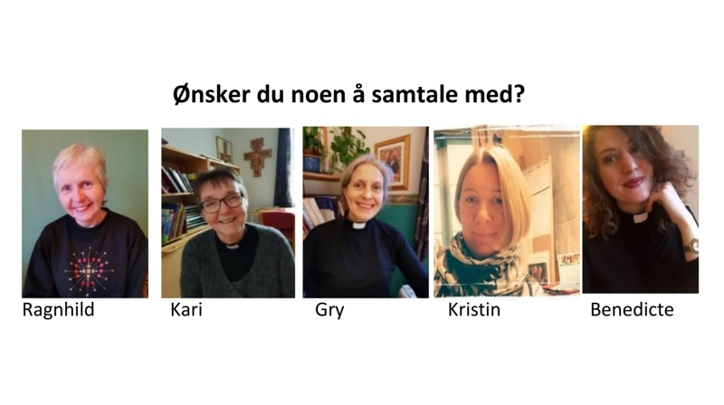 Ønsker du noen å samtale med?