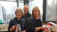 Fra venstre: Marit Bekken, Per Gunnar og Anne Britt Larsen