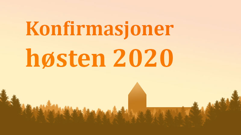Konfirmasjonene 2020