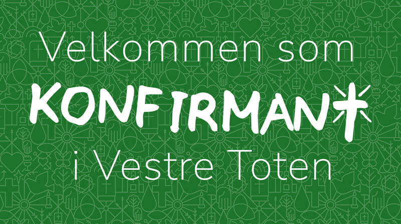 Nå kan du melde deg på som konfirmant!