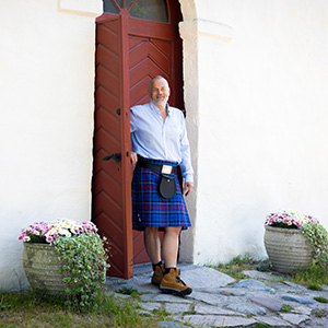 Kirkevergen i kilt