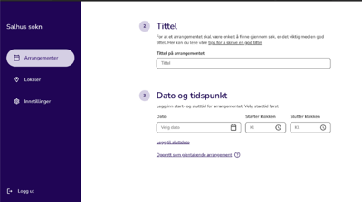 Ny måte å opprette kalenderhendelse