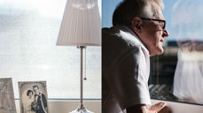 Brudebildet var en av de tingene Dagfinn tok med seg da han flyttet. (Foto: Knut Røthe)