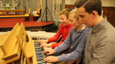 Neste generasjon kantorer på PIO-samling, Pilegrim i orgelsko, i Bjørgvin. (Foto: Jens Meyer)