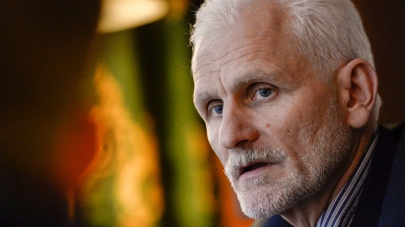 Årets pris deles mellom til Ales Bjaljatski, en aktivist fra Belarus, den russiske organisasjonen Memorial og den ukrainske organisasjonen Senteret for sivile rettigheter. Foto: Bertil Ericson / TT