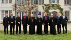 Ledende reprsesentanter fra KV-medlemskirker fra flere europeiske land på samlingen i Sveits 30. mars. Photo: Marianne Ejdersten/Kirkenes Verdensråd Photo: Marianne Ejdersten/WCC