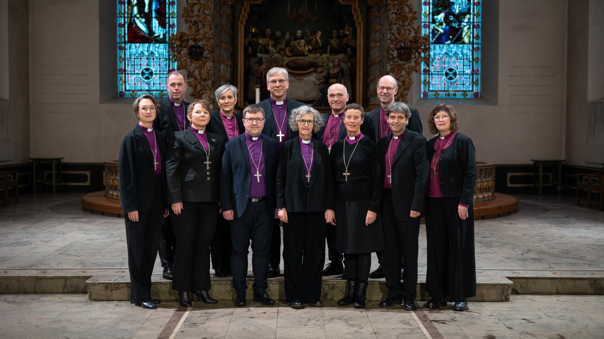 Biskopane i Den norske kyrkja. Foto: Kyrkjerådet.