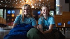 Meir enn 6 000 born har delteke på Lys vaken med overnatting i kyrkja i 2024. Foto frå Mortensrud kirke: Kyrkjerådet.