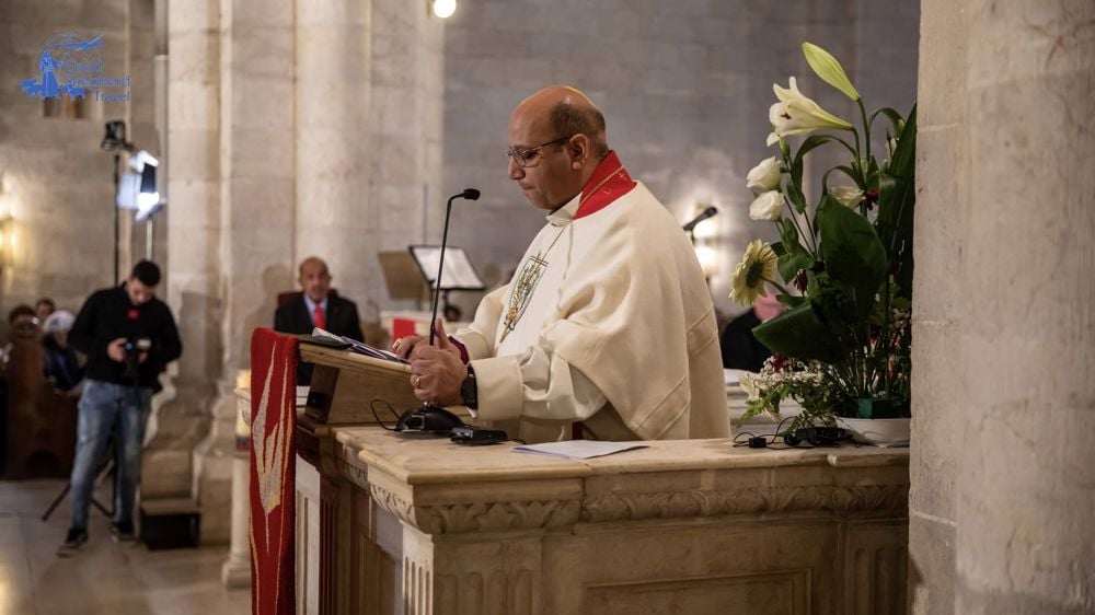 Imad Haddad holder sin første preken som biskop