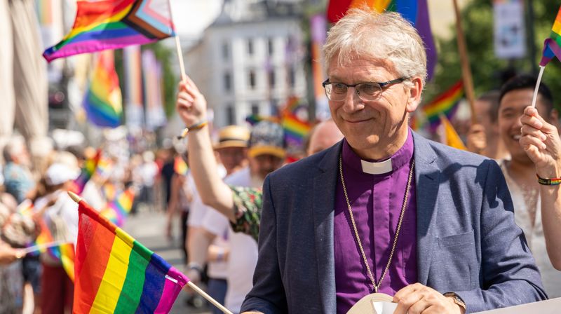 Preses Olav Fykse Tveit er uroa for den krasse tonen i den offentlege diskusjonen rundt pride i år. Foto: Den norske kyrkja.