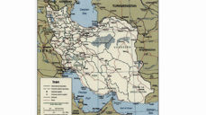 Kart over Iran (Ill.: http://www.map-library.com/)