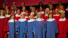 Mange barn og unge er aktive i kormiljø. Her fra Trosopplæringskonferansen på Lillestrøm. (Foto: Robert Dreier T. Holand)