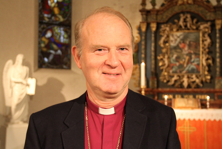 Biskop Olav Skjevesland i Tønsberg domkirke i november 2009. (Foto: Kirkerådet)