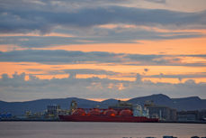 Hammerfest LNG på Melkøya i Hammerfest. Biskop Tor B. Jørgensen og biskop Olav Øygard skal 29.-30. juni besøke anlegget som mottar gass fra Snøhvit- feltet. Foto: Harald Pettersen/Statoil