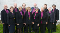 Biskopene i Den norske kirke. (Foto: Hege Flo Øfstaas/Bispemøtet)