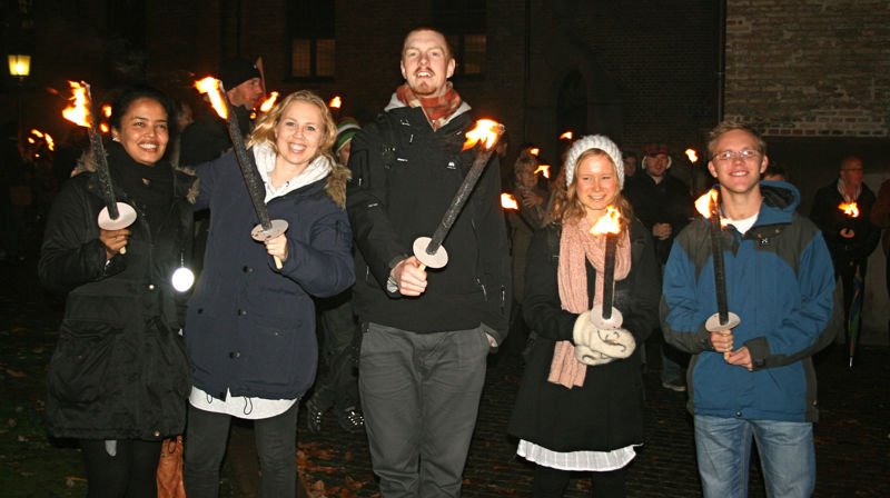 Et tidligere fakkeltog i Oslo. Foto: Stefanusalliansen