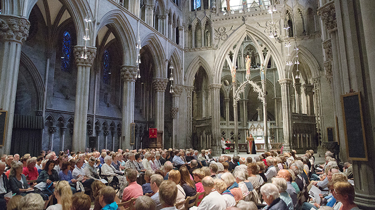 Illustrasjonsfoto fra Nidarosdomen.  (Foto: Tormod Kjensjord/Olavsfestdagene)