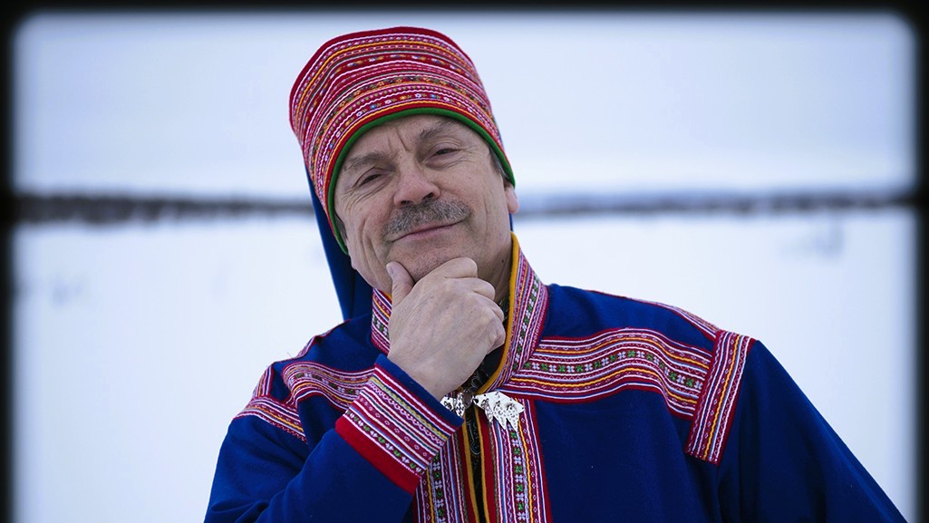 The Star Tent - Performance with &#193;nte Mikkel Gaup